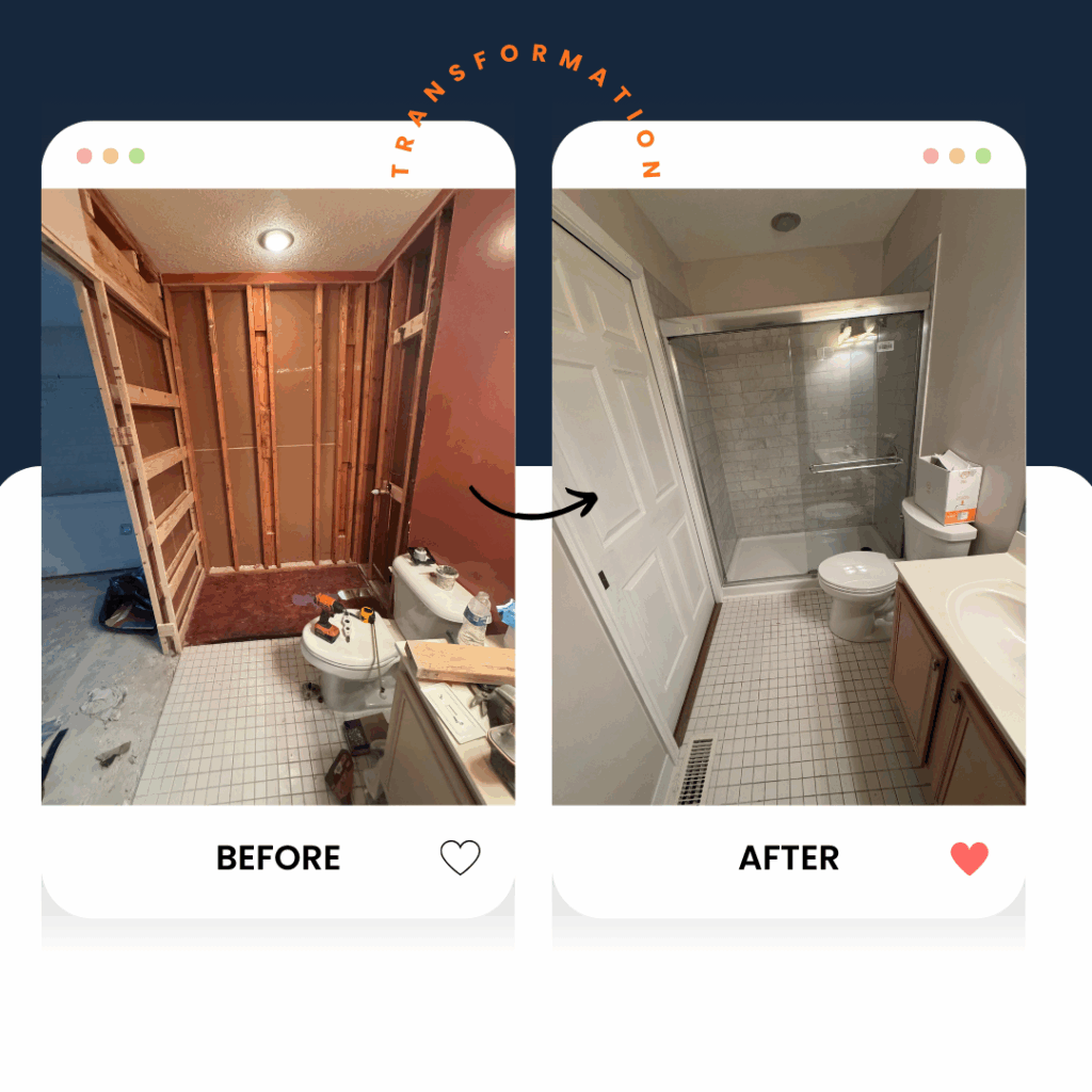 bathroom with exclusive shower wall styles