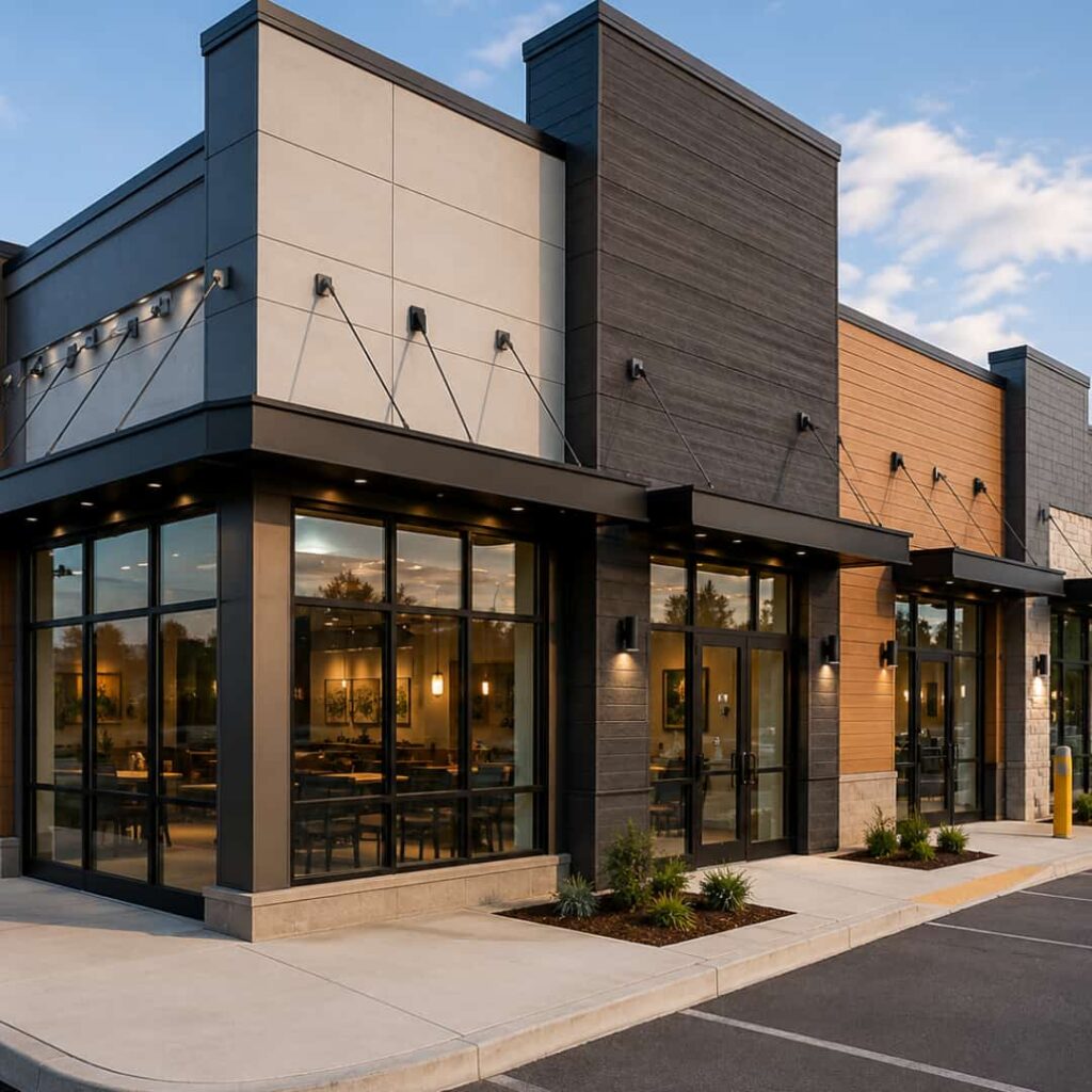 commercial exterior tenant improvement