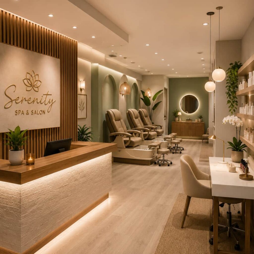 commercial tenant improvement spa salon ok