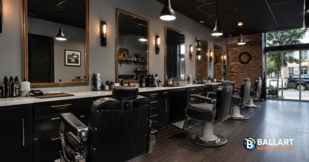 barbershop buildout Louisville KY, barbershop remodel Louisville, barber shop renovation cost 2026
